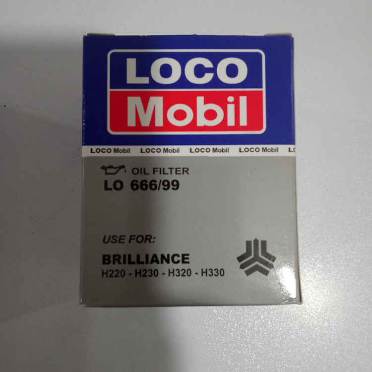 فیلتر روغن لوکوموبیل مدل LO 666/99مناسب برای برلیانس H300 و H200