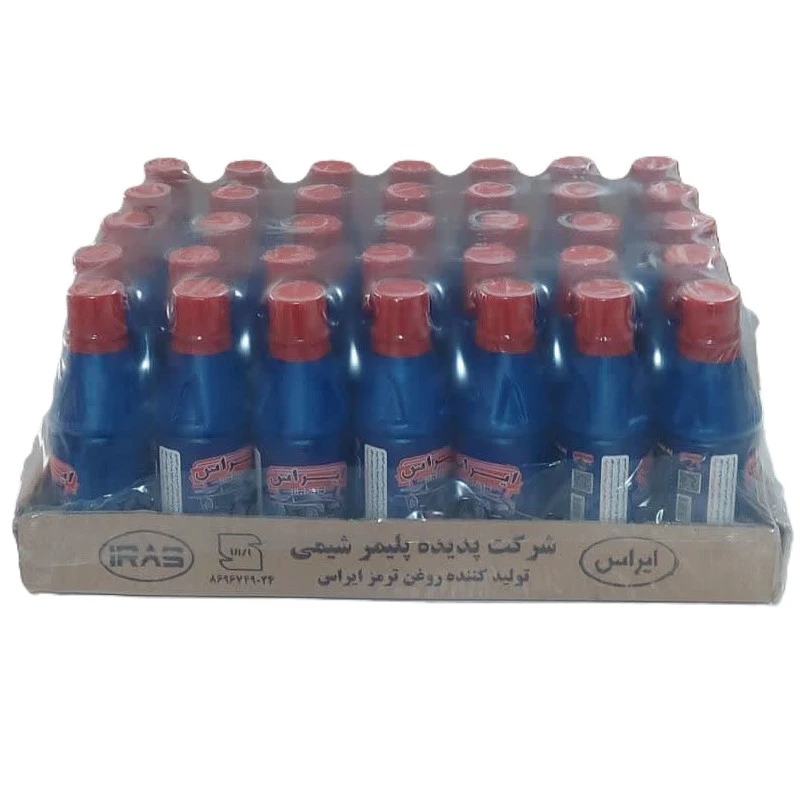 روغن ترمز خودرو ایراس مدل DOT4 حجم 250 میلی لیتر بسته 35  عددی