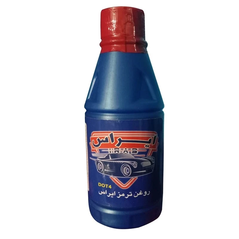 روغن ترمز خودرو ایراس مدلDOT4 حجم 250 میلی لیتر
