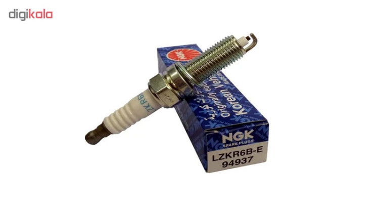 شمع خودرو ان جی کی مدل LZKR6B-E 94937 پایه بلند مناسب برای خودروهای یورو 4 بسته 4 عددی