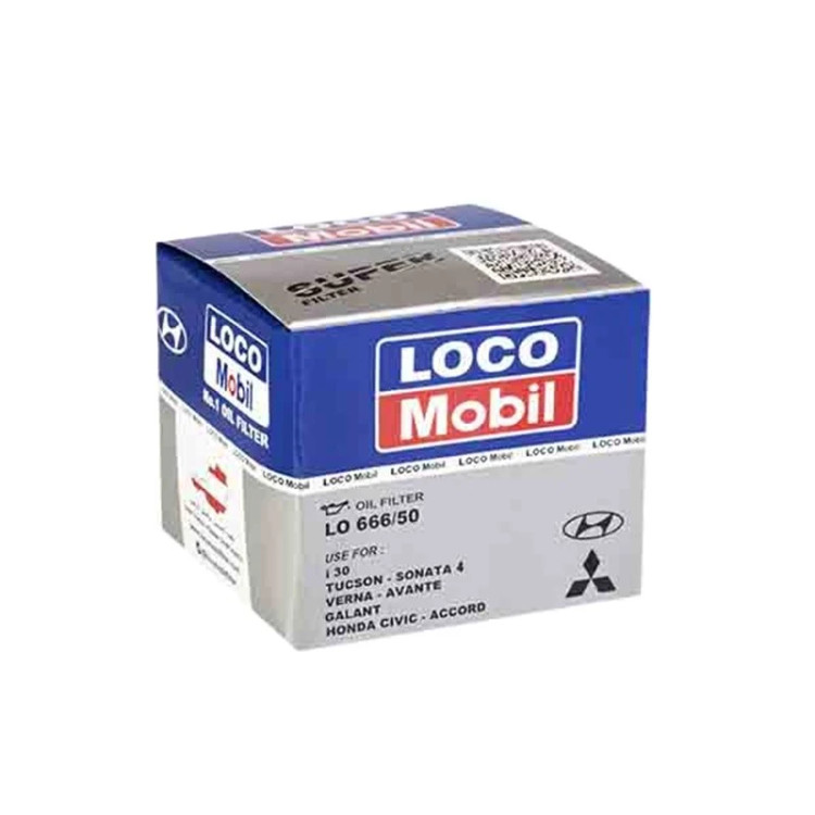 فیلتر روغن لوکومبیل کد 666/50 مناسب برای هیوندای ورنا - هیوندای ورنا - کیا سراتو