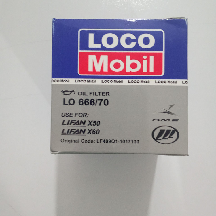 فیلترروغن لوکوموبیل مدل LO 666/70 مناسب برای ون اینرودز - لیفان X60- لیفان X50