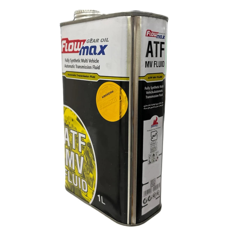 روغن گیربکس خودرو فلومکس مدل ATF MV FLUID فول سینتتیک حجم ۱ لیتر